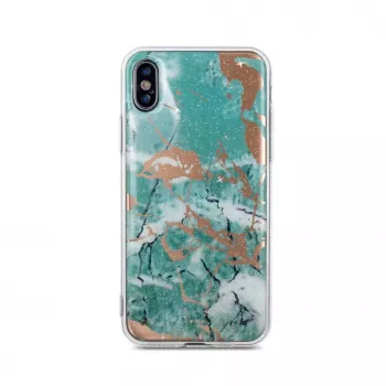 iLike Apple iPhone X / iPhone XS Marmur Case Green