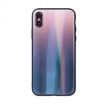 GreenGo Apple iPhone 7/8 Aurora Glass TPU Brown Black