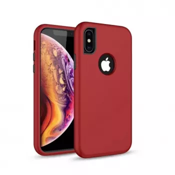 iLike Samsung Galaxy A50 Defender Solid 3in1 Case Red