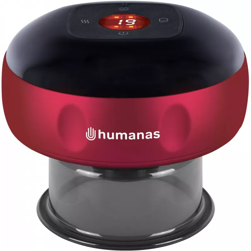 Humanas BB01 Plus elektroninis kaušelių masažuoklis - Raudonas