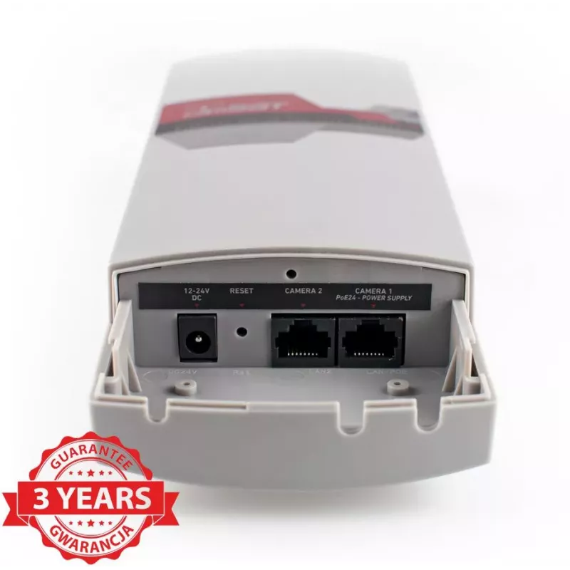 CAMSAT CDS-6IP eco 5 GHz belaidė IP perdavimo sistema / tiltas, 300 Mbps, 16 dBi, 2x RJ-45, PoE, IP65