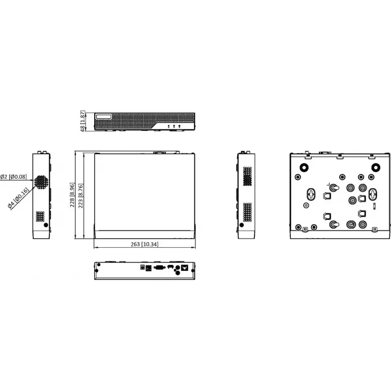 Hikvision HiLook NVR-108MH-C(E) 8 kanalų 8 MP tinklo vaizdo registratorius