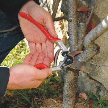 Felco 13 Classic One-Hand Pruning Shear - Bypass, 30mm Cutting Capacity, Forged Aluminum Handles