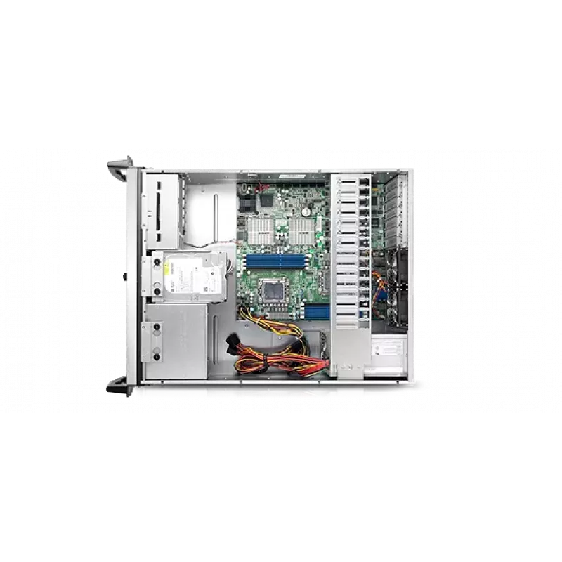 Chenbro RM41300-F2-USB3 4U Rackmount Server Chassis - E-ATX, juoda/pilka, be maitinimo šaltinio