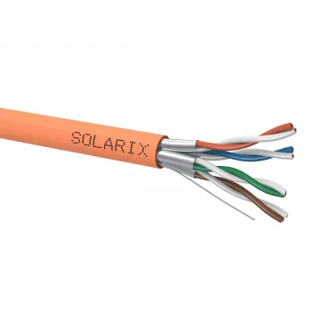 SOLARIX CAT.6A S/FTP LSOH B2ca s1d1a1 Solid Bare Copper 23 AWG 500m Spool