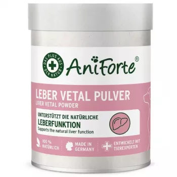 AniForte Liver Vital milteliai šunims – kepenų palaikymo papildas – 100g