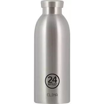 24Bottles Clima Bottle Brushed Steel 500 ml