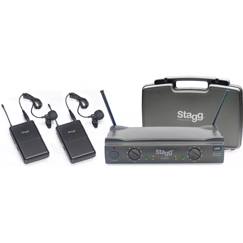 Stagg SUW 50 LL FH EU belaidė UHF sistema juoda