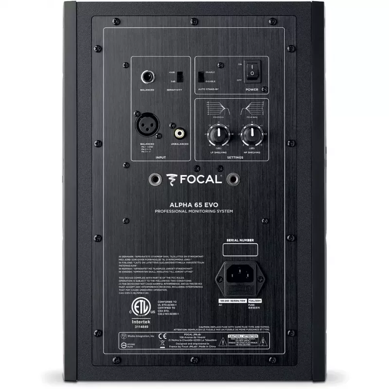 FOCAL Alpha Evo 65 Active 2-Way Studio Monitor