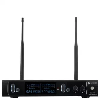 PDE Prodipe M850 DSP Duo UHF F5 - Belaidė UHF mikrofonų sistema su 2 rankiniais mikrofonais
