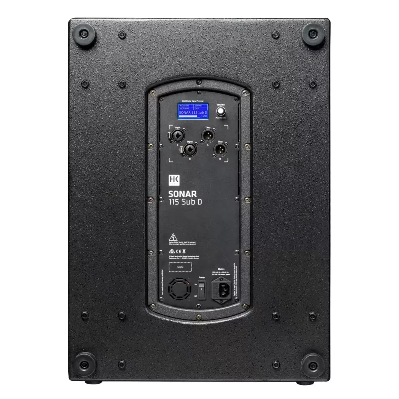HK Audio Sonar 115 SUB D aktyvus žemų dažnių garsiakalbis 15 inch 600W RMS Class-D