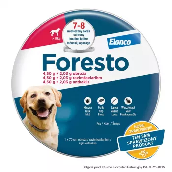 ENA ELANCO Foresto Antkaklis šunims nuo 8 kg