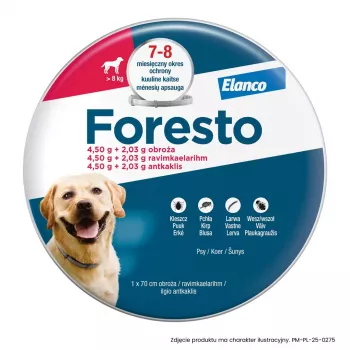 ENA ELANCO Foresto Antkaklis šunims nuo 8 kg