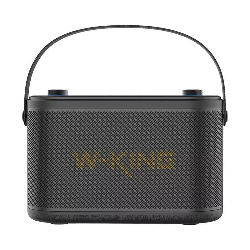 W-KING H10 nešiojamas Bluetooth garsiakalbis 120W RGB lemputės IPX6 juodos spalvos