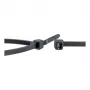 WKK juodi UV stabilizuoti kabelių raiščiai 370x4,8 mm, 100 vnt.