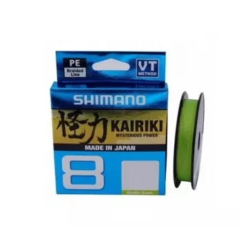 SHIMANO Kairiki 8 Pinta Meškerės Valas 0.060mm 150m 5,3kg Mantis Green