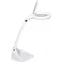 MAUL MAULiris 8261202 LED stalinė lempa su lupa, pritemdoma, balta