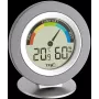 TFA 30.5019 Thermo-Hygrometer COSY – Skaitmeninis Patalpų Termometras ir Drėgmės Matuoklis su Max/Min Atmintimi, Komforto Zonos Indikatoriumi, LCD Ekranu, Baltas