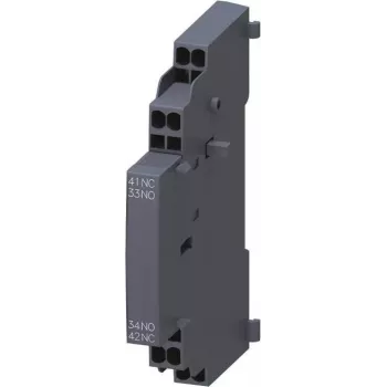Siemens SIRIUS 3RV2 pagalbinis jungiklis 3RV2901-2A, šoninis montavimas, 2 NO + 2 NC kontaktai, varžtiniai gnybtai