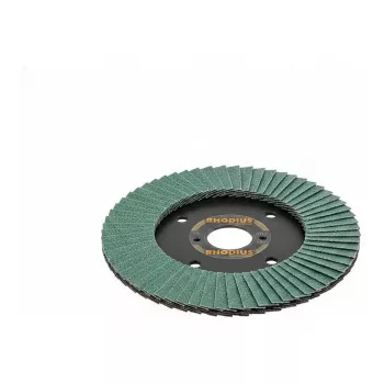 Lapelinis šlifavimo diskas RHODIUS LSZ F Vision 125x22.23mm P40, cirkonio aliuminio oksidas