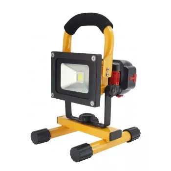 Synergy 21 LED AKKU Construction Spotlight 10W Geltona/Šalta Balta Slankiklis