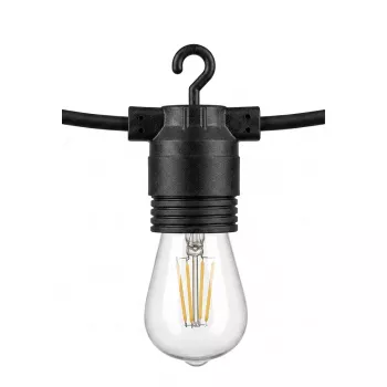 SYNERGY21 LED Retrofit E27 S14 Yellow 2W, skirtas girliandoms