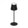 SYNERGY21 Synergy 21 LED stalinė lempa su įkraunama baterija – lauko IP54 – liečiamas reguliavimas – juoda