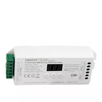 MIBOXER D1-CX LED DMX 1-Channel DMX512 to 2,4GHz RF LED Controller