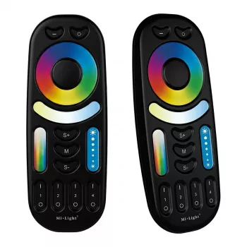 Miboxer Synergy 21 LED Remote Control RGB-WW RGB-CCT 4 Zones Black (FUT092B)
