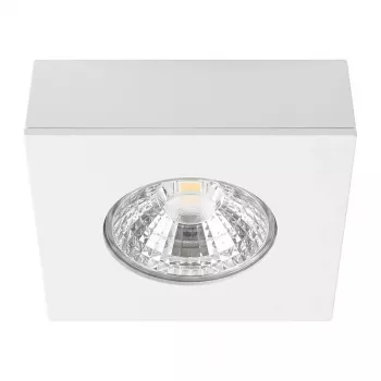 SYNERGY21 Helios LED įleidžiamas lubinis šviestuvas kvadratinis baltas su paviršinio montavimo rėmeliu (S21-LED-ME016)