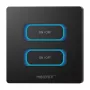 MIBOXER ESZ2B 2-Gang Smart Wall Switch with Motion Sensor, Zigbee 3.0 + 2,4GHz, Dimmer, White
