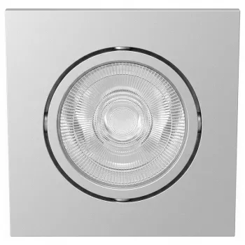 SYNERGY21 LED Įleidžiamas Lubinis Prožektorius Helios Sidabrinis, Kvadratinis + Sukamas, Neutrali Balta