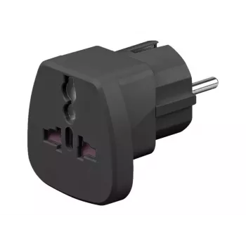 Goobay 94028 kelioninis adapteris Type F Schuko baltas
