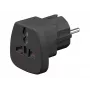 Goobay 94028 kelioninis adapteris Type F Schuko baltas