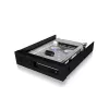 ICY BOX IB-2217ASTS Mobile Storage Rack – 2,5 inch (6,4 cm) į 3,5 inch (8,9 cm) – Juoda