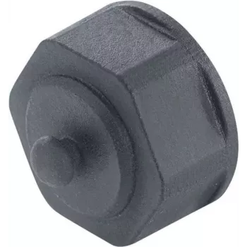 METZ CONNECT BTR E-DAT Industry IP67 V1 Bulkhead Protective Cap, Pilka