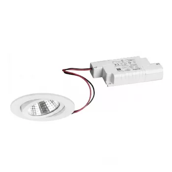 Brumberg Nivalis LED įleidžiamasis prožektorius 8W 3000K 650lm baltas, išpjova 68mm
