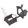 TrackTime Series One Seat Rails - juodi, 180 mm reguliavimas, tvirtas plienas sim lenktynių kėdėms
