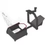 TrackTime Series One Seat Rails - juodi, 180 mm reguliavimas, tvirtas plienas sim lenktynių kėdėms
