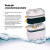 Lauben Glass Water Filter Jug 32GW, 3.2L, Borosilicate Glass, BPA-Free, Electronic Filter Life Indicator, Transparent/Black