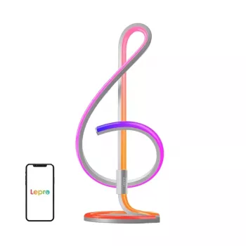 LEPRO TB2 RGB stalinė lempa su muzikos sinchronizacija, Wi-Fi ir balso valdymu