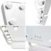 RIO MMHD-EU/1,3 Hollywood Glamour Dressing Table Mirror su LED apšvietimu