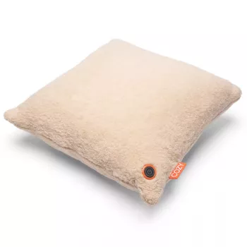 Bodi-Tek BT-CSHT2-W-BG-PB10 COZY Una Šildanti Komforto Pagalvėlė 45 x 45 cm, Smėlio Spalvos