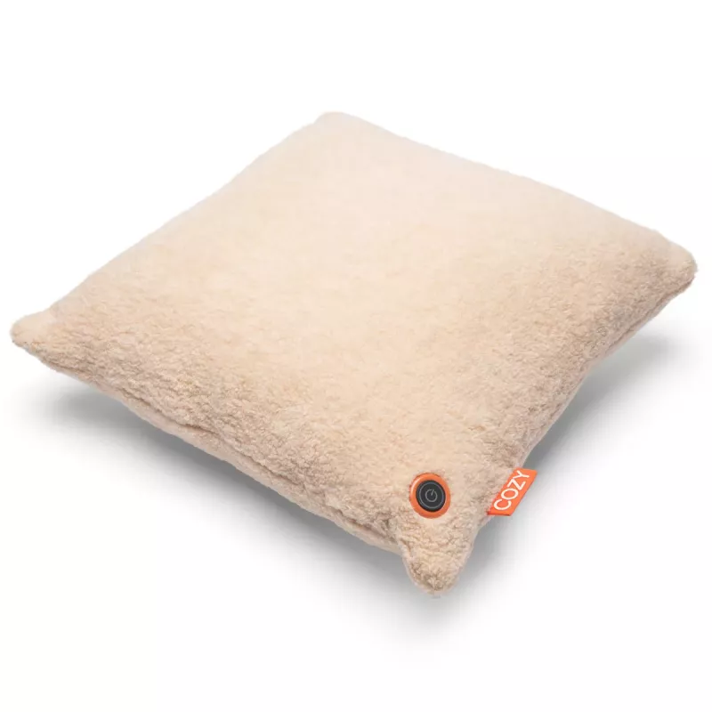 Bodi-Tek BT-CSHT2-W-BG-PB10 COZY Una šildomas komforto pagalvėlė 45 x 45cm, smėlio spalvos
