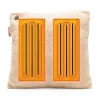 Bodi-Tek BT-CSHT2-W-BG-PB10 COZY Una šildomas komforto pagalvėlė 45 x 45cm, smėlio spalvos