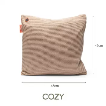 Bodi-Tek BT-CSHT2-K-BG-PB10 COZY Una Cushion Knitted & Power Bank 10000 mAh, Smėlio spalvos