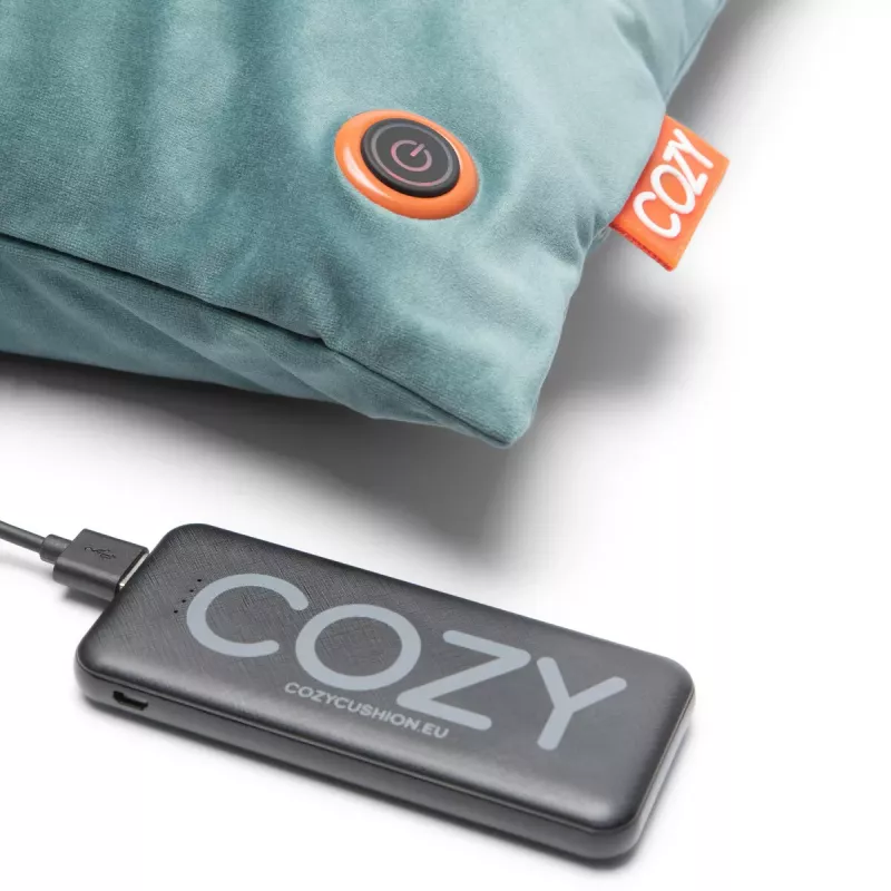 Bodi-Tek BT-CSHT2-XX-EU/1.0 COZY Una Heated Comfort Cushion 45 x 45cm, Green