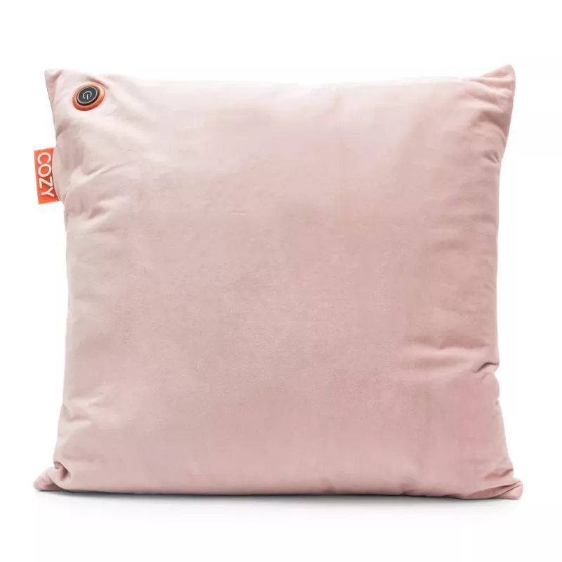 Bodi-Tek BT-CSHT2-V-LP-PB10 COZY Una Šildoma Komforto Pagalvėlė 45 x 45 cm, šviesiai rožinė velvet