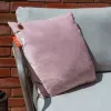 Bodi-Tek BT-CSHT2-V-LP-PB10 COZY Una Šildoma Komforto Pagalvėlė 45 x 45 cm, šviesiai rožinė velvet
