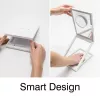 RIO MMAW-EU/1,0 Home and Away Dressing Table Make Up Mirror – Dvipusis LED veidrodis su padidinimu 1x/5x, sulankstomas, baltas